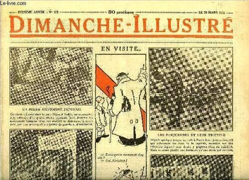 Dimanche-Illustré N° 473 - Goethe. Poète Génial. Ami De La France Par Pierre Descaves. La Redoute Des Loups Par G. Le Faure. Bicot. Président De Club. L Échange De Bons Procédés. Zig Et Puce. Tout(...)