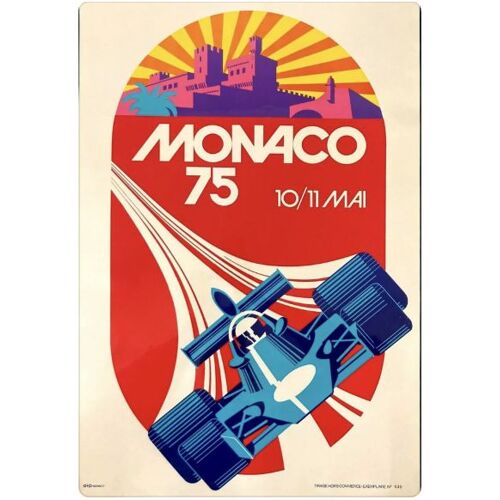 Affiche Monaco 1975