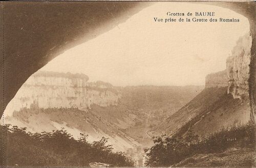 Baume-Les-Messieurs - Vue Pris De La Grotte Des Romains