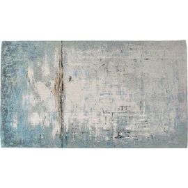 Tapis Abstract Bleu Kare Design Taille - 240x170cm