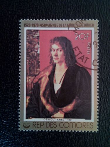 Timbre Comores Yt 208 Albrecht Durer, 450ème Anniversaire De La Mort, Oswolt Krel 1978