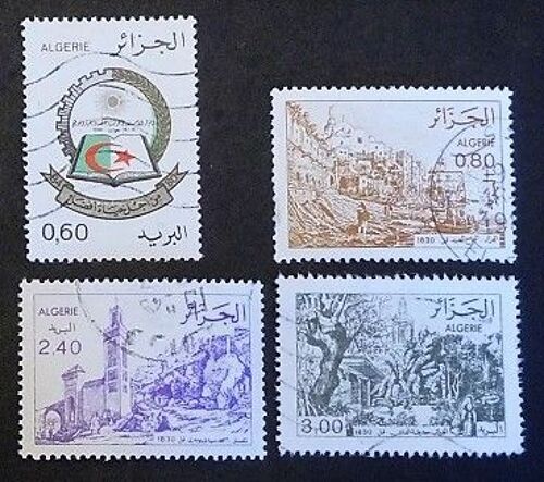 Algérie Oblitéré N° 727-759-760-761 Lot De 4 Timbres De 1981-82