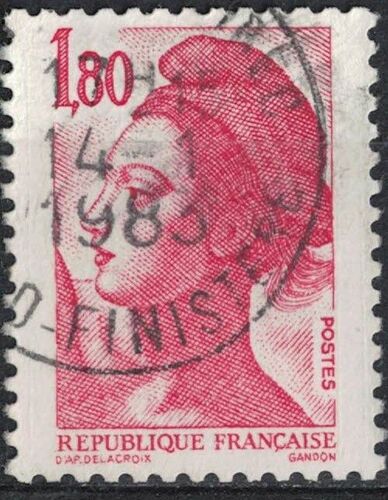 France 1982 Oblitéré Rond Used République Type Liberté Gandon 1f80 Rouge Y&t 2220 Su
