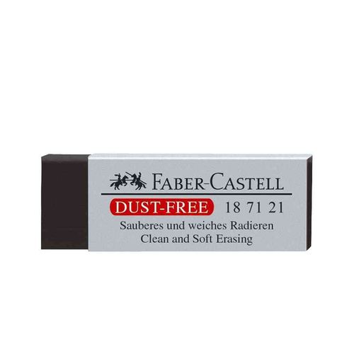 Faber-Castell Lot De 5 Gommes En Plastique Dust-Free Noire