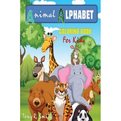 Animal Alphabet Coloring Book For Kids