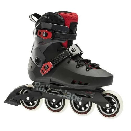 Rollers Rollerblade Maxxum Xt - Noir/Rouge - 40,5 - Vitesse - Durabilité - Soutien Latéral