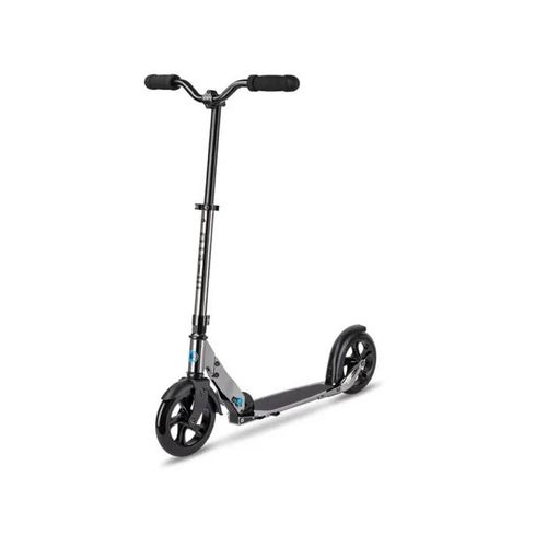 Trottinette - Micro - Classic Noir - Grandes Roues 200 Mm - Confort De Glisse - Guidon Ajustable