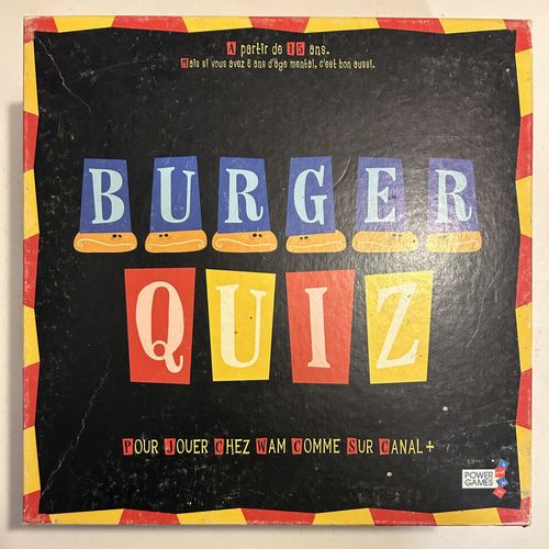 Jeu De Société Burger Quiz