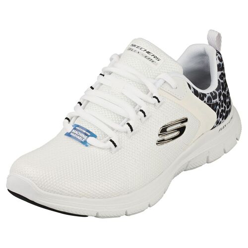 Skechers Flex Appeal 4.0 Vegan Baskets Mode Blanc Multicolore