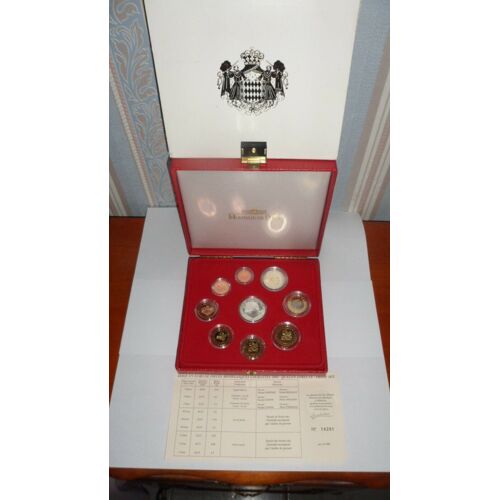 Monaco 2004+++ Coffret Be Officiel 2004 +++Série Complète 1ct-2euro Neuve En Qualité Be++++++Rarissime (14 999 Ex)+++