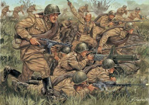 The Hobby Company Italeri Ww2 Russian Infantry, Scale 172, Item Number 510006057