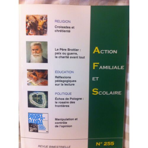 Action Familiale Et Scolaire 255