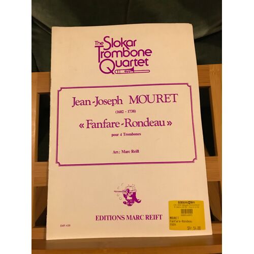 Jean-Joseph Mouret Fanfare-Rondeau Transcription 4 Trombones Marc Reift