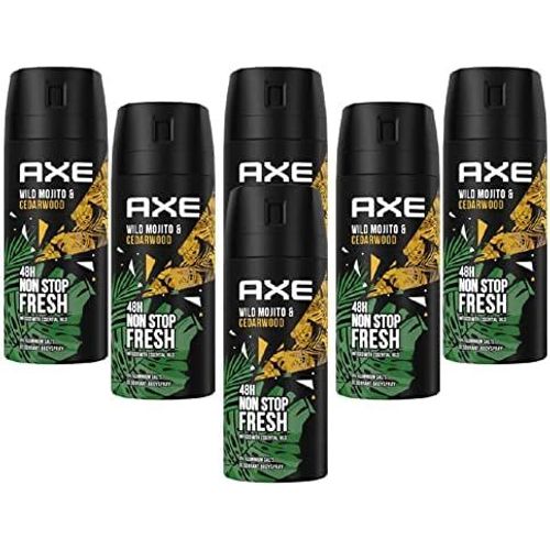 Wild Lot De 6 Déodorants En Spray Sans Aluminium 150 Ml 