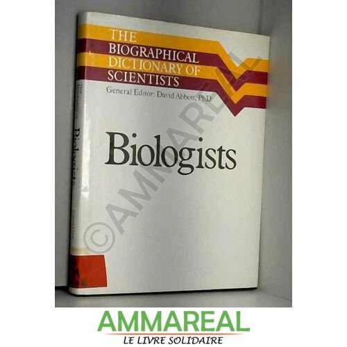Biographical Dictionary Of Scientists And Chemists