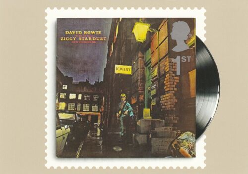 David Bowie Ziggy Stardust Album Pochette Carte Postale