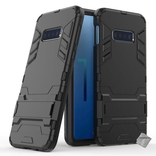 Housse etui coque rigide anti choc pour Samsung Galaxy S10e + film ecran - NOIR