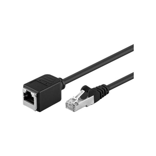 Goobay Rallonge réseau RJ45 Cat.5 F/UTP 5 m Noir