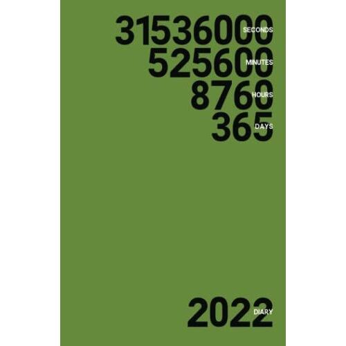 365 Pea Diary 2022 - Week To A View Diary And Journal - 123 Pages For You To Plan It, Make It, Live It!: This 123 Page Lined Diary Is Almost A5 In ... And Graph Paper Pages For Extra Notes.