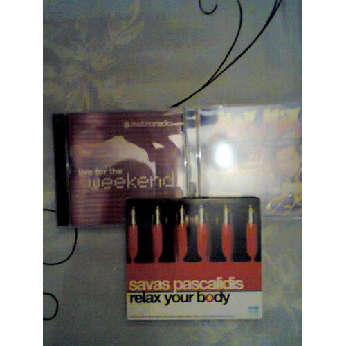 Musique Radio Edit Et Electronique Dj - Lot De 3 Cd - Live For The Weekend Metroradio Double Cd Boite Crystal - Max Mix Toni Peret 1 Cd De - Savas Pascalidis Relax Your Body Digipack 2 Cd