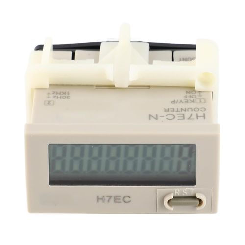LIKO-H7Ec-N Sans Tension D'Entrée Led Compteur Numérique Compteur Compteur Électrique Numérique Affichage Lcd À 8 Chiffres 0-99999999 Totalisateur Numérique De La Plage De Comptage Avec Support