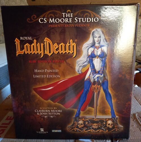 Statue Résine Lady Death Version Ruby ( Cs Moore Creations )