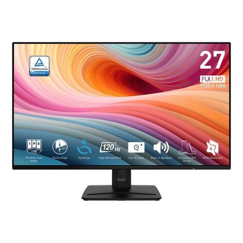 Ecran PC MSI PRO MP271A E2 27" 1920 x 1080 Full HD LCD Noir