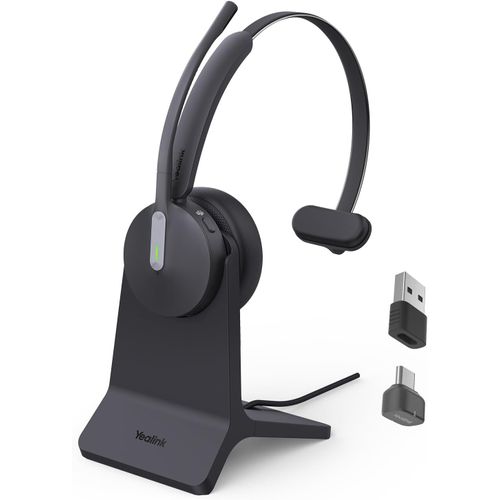 Bh70 Casque Sans Fil Avec Microphone Antibruit,Casque D'Équipe Pour Bureau 35 H D'Autonomie Parlante,Casque Bluetooth Mono Fonctionnant ¿ 90 Min,Charge Rapide