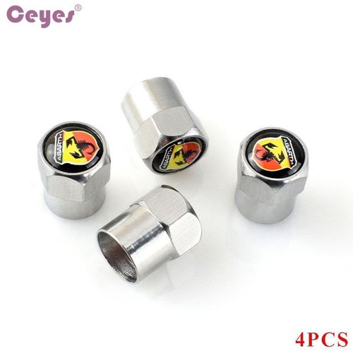 Style 2 Argent - Valves De Style De Voiture Pour Fiat Punto 500, Abarth Stilo Ducato Palio