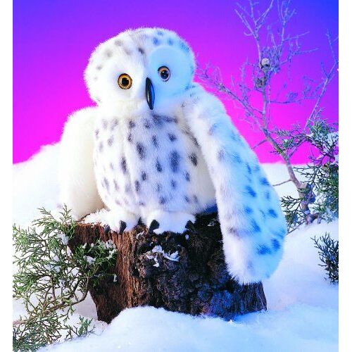 Hand Puppet - Folkmanis - Owl Snowy New Animals Soft Doll Plush Toys 2236