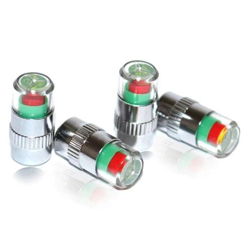 4 Pièces - Indicateur De Détection De Pression D'opathie De Voiture, Presse À Air De Roue, Surveillance Sacmonitoring, Capuchon De Assujetexterne Pour Camion Hurcycles, Vélo, 4 Pièces