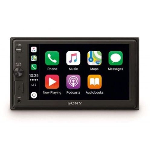 Sony XAV-AX1000 - Récepteur Multimédia 6,4 pouces avec Bluetooth et Apple CarPlay - 4 x 55 W - EXTRA BASS
