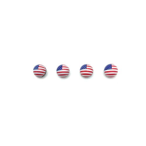 Accessoires De Voiture Pour Vw Audi Bmw, 4 Pièces/Paquet, Logo Drapeau Allemand, Bouchons De Valve De Pneu, Couvre-Tige, Décoration De Voiture