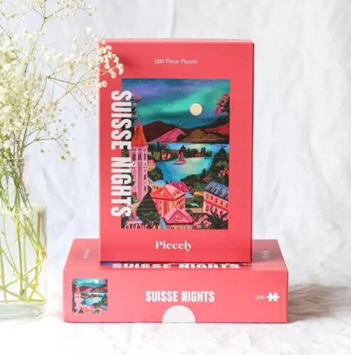 PIECELY - Puzzle 500 Pièces Suisse Nights 34x48 cms