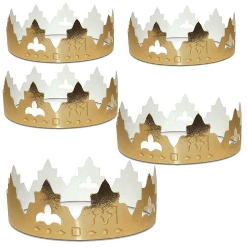 8 Couronnes En Carton Pour Galette Des Rois - Classique