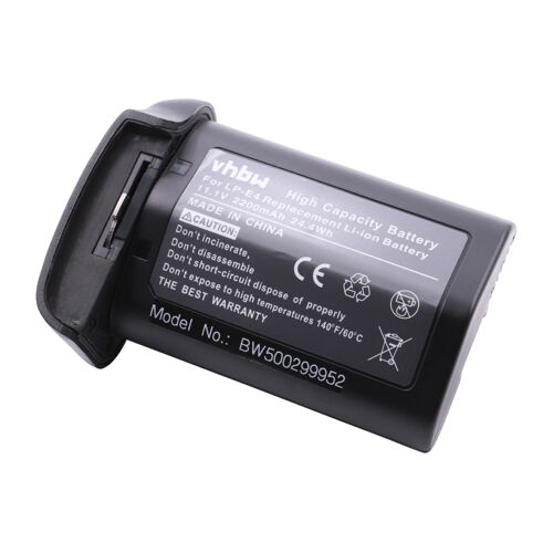 vhbw Batterie compatible avec Canon Macro Ring Lite MR-14EX, MR-24EX appareil photo (2200mAh, 11,1V, Li-ion)