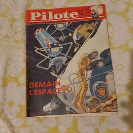 Pilote N°167 -Magazine Des Jeunes De L'an 2000 -5eme Année- 3 Janvier 1963-Demain L'espace-L'anniversaire De Marie-Edwige-Les A.S.B.C De 1962 -Pilotorama:Dans 7 Ans, Ces Projets Seront Devenus Réalité