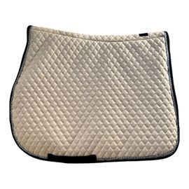 Tapis De Selle Mixte Skai Couleur Crème-Equitation-Taille Cheval