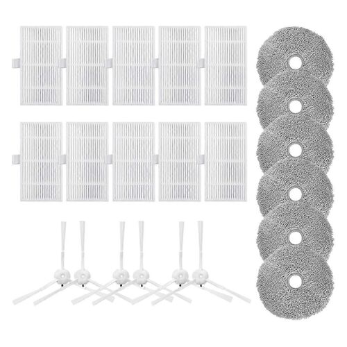Pour W2 Pièces De Rechange Brosse Latérale Hepa Filers Vadrouille Chiffons Remplacement Robot Aspirateur Pièces