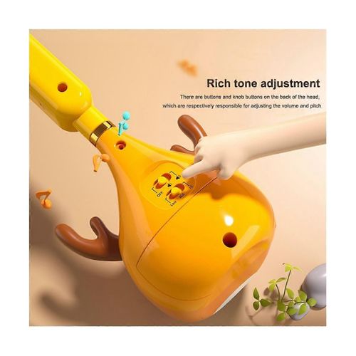 Instrument De Musique Électronique Synthétiseur Portable Sons Drôles Jouets Cadeau Pour Les Enfants-Bleu