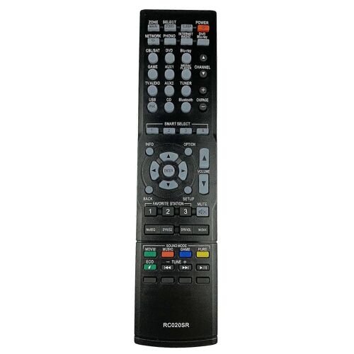 RC020SR Télécommande pour NR1504 NR1403 NR1501 RC020SR Amplificateur de puissance AV Remplacement Télécommande Contr