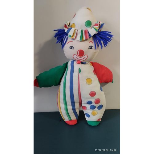 Vintage Doudou Clown Fanfoun Multicolore