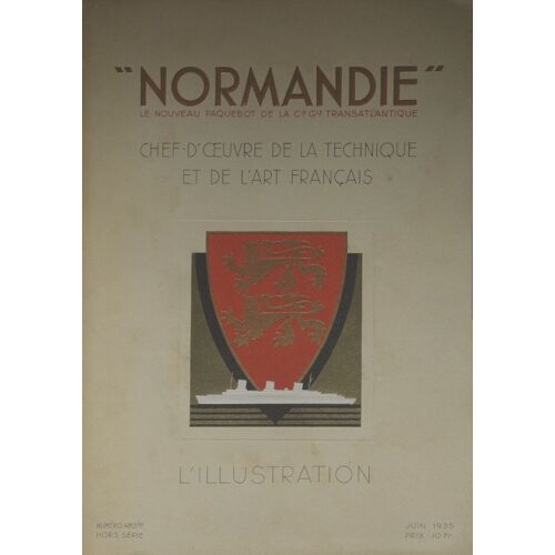 "Normandie", L'illustration Juin 1935, N° 4813bis Hors Série
