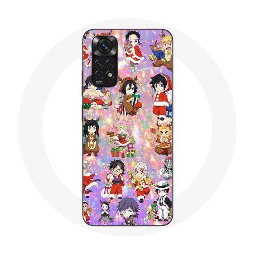 Coque Pour Xiaomi Redmi Note 11 4g Demon Slayer Merry Christmas Affiche Le Cadeau De Noël