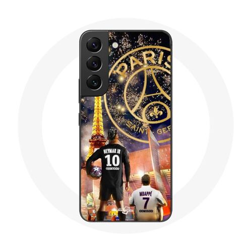 Coque Pour Samsung Galaxy S21 Fe Psg Neymar Et Mbappé Joyeux Noël