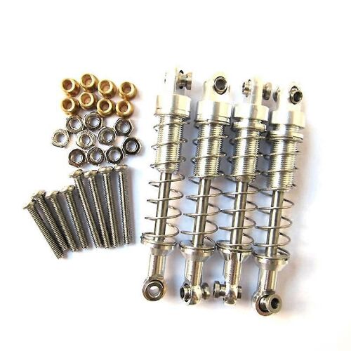 4 Pièces Amortisseur Pour C14 C24 Mn D90 D91 D99s Rc Accessoires De Voiture, Argent