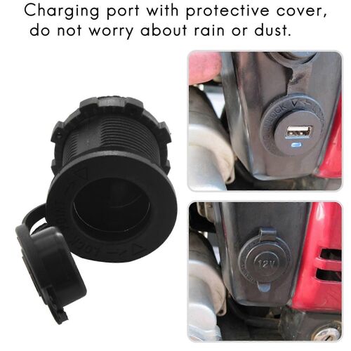 Distributeur De Briquet 12v Voiture Allume-Cigare Adaptateur Prise Pour Voiture Moto Bateau Universel Étanche Dc