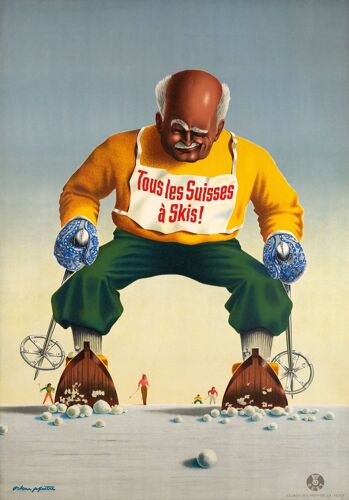 Affiche Suisse Ski