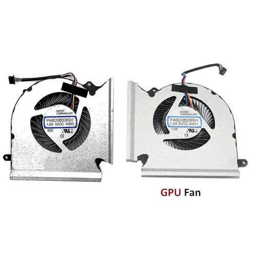 Ventilateur de refroidissement de processeur d'ordinateur + ventilateur de refroidissement de GPU pour GE66 GP66 GL66 MS-1541 MS-1542 N453 N454 PABD08008SH