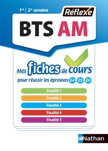 Fiches Bts Assistant De Manager 1re Et 2e Année - Finalités 1-2-3-4-5 - Edition 2018